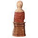 Mary statue Autun Nativity painted wood s5