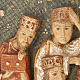 Płaskorzeźba Trzej Królowie Szopka z Autun drewno malowane s3