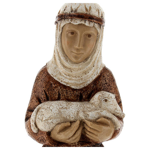 Pasterz z jagnięciem, Szopka Chłopska, brązowy 2