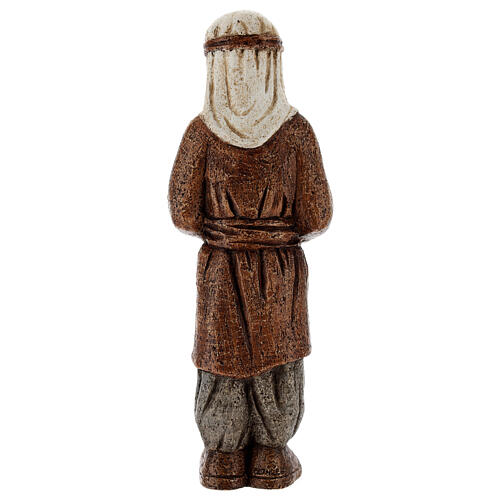 Pasterz z jagnięciem, Szopka Chłopska, brązowy 5