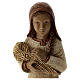 Shepherdess with spikes and child for Rural Nativity Scene ochre s4