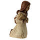 Shepherdess with spikes and child for Rural Nativity Scene ochre s6