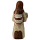 Shepherdess with spikes and child for Rural Nativity Scene ochre s7