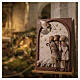 Big Autumn Crib Shepherds bas relief in stone Bethléem s2