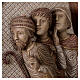 Big Autumn Crib Shepherds bas relief in stone Bethléem s3