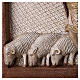 Big Autumn Crib Shepherds bas relief in stone Bethléem s7