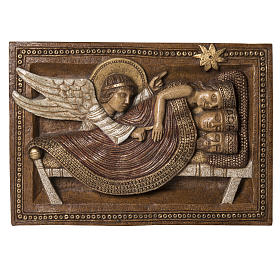 Bethléem Monastery Nativity scene: Big Autumn Crib sleeping Wise Men in stone Bethléem