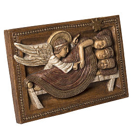 Bethléem Monastery Nativity scene: Big Autumn Crib sleeping Wise Men in stone Bethléem