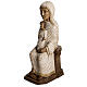 Vierge enfant grande crèche d'autun pierre blanche Bethéem s2