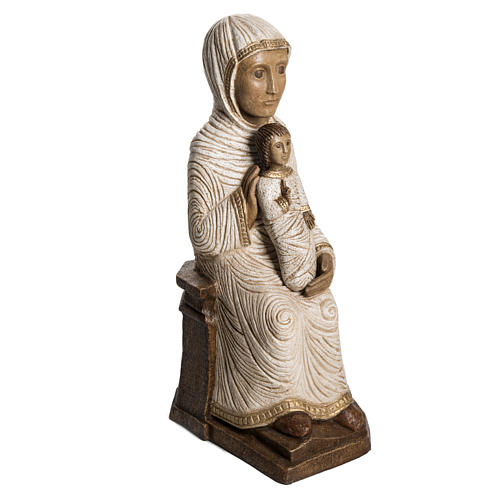 Maria e Menino Jesus Belém Presépio de Autun grandes dimensões branco 3