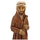 Standing shepherd with stick in sienna, farming nativity collection s2