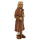 Standing shepherd with stick in sienna, farming nativity collection s5