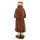 Standing shepherd with stick in sienna, farming nativity collection s7