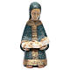 Virgen con niño Natividad Campesina azul s1