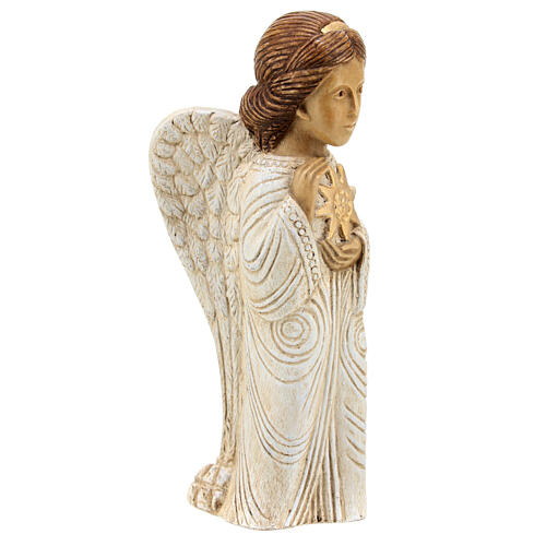 Angel for painted Autun crib of 15 cm Bethléem Monastery 3