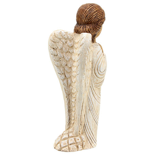 Angel for painted Autun crib of 15 cm Bethléem Monastery 4