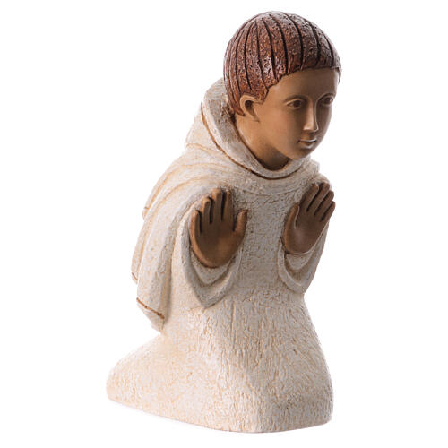 Hirte in Anbetung, weiß – Bauernkrippe, Bethléem 3