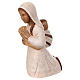 Shepherdess with wheat and baby child for white Rural Nativity Scene of the Bethléem Monastery s2
