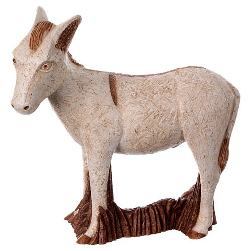 White donkey for Rural Nativity Scene of the Bethléem Monastery 1