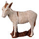 White donkey for Rural Nativity Scene of the Bethléem Monastery s1