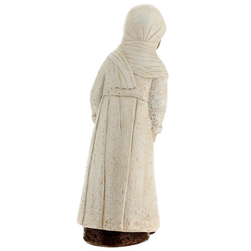 Shepherdess with amphora white dress Bethléem Farmer Nativity Scene 6
