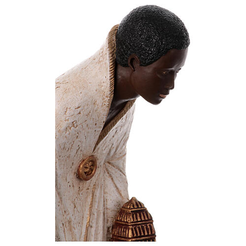 Król Melchior biało-złoty, figurka do szopki, Bethléem 2