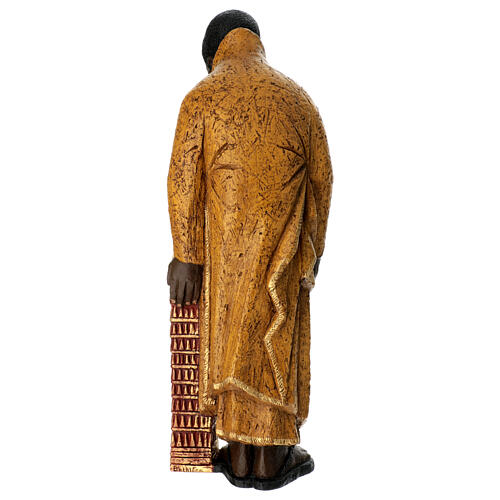 Heiliger König Melchior, ocker-gelb – Bauernkrippe, Bethléem 6