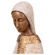 White and gold Virgin Mary for Rural Nativity Scene, Bethléem Monastery s2