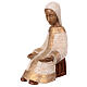 Vierge Nativité Crèche Paysanne robe blanc et or Bethléem s3