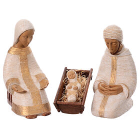 Presepe Contadino bianco completo Bethléem
