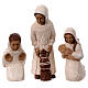 Presepe Contadino bianco completo Bethléem s11