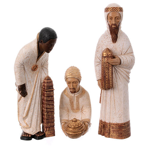 Zestaw figurek do szopki, biała, Bethléem 4