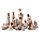 Complete nativity set Bethléem white Farmer set s1