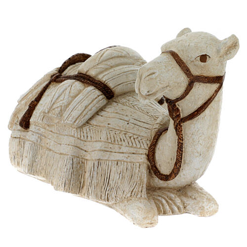Dromedar, weiß – Bauernkrippe, Bethléem 3