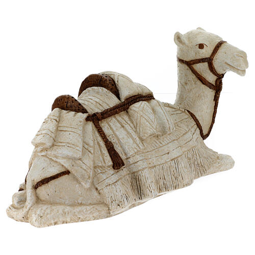 White dromedary statue Bethlehem Farmer Nativity Scene 5