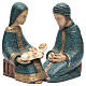 Natividad Campesina azul Bethléem s1