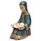 Natividad Campesina azul Bethléem s5