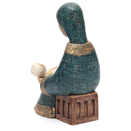 Nativité paysanne bleue Bethléem 10