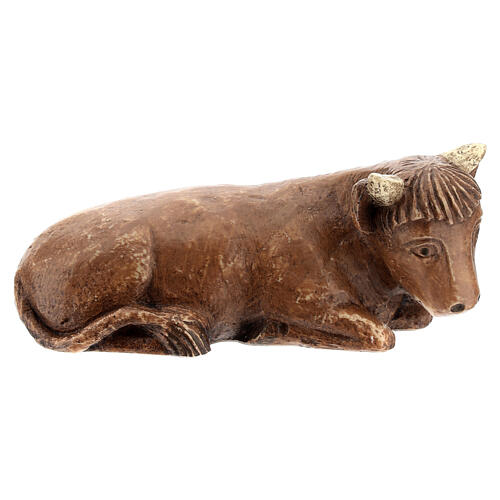 Ochse – Herbstliche Krippe, Bethléem, bemalt, braun 1