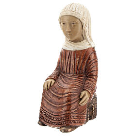 Gottesmutter – Herbstliche Krippe, Bethléem, bemalt, weiß-rot