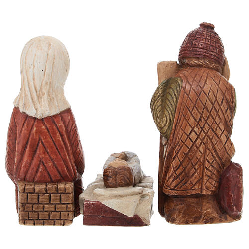 Presepe d'Autunno dipinto policromo completo Bethléem 6