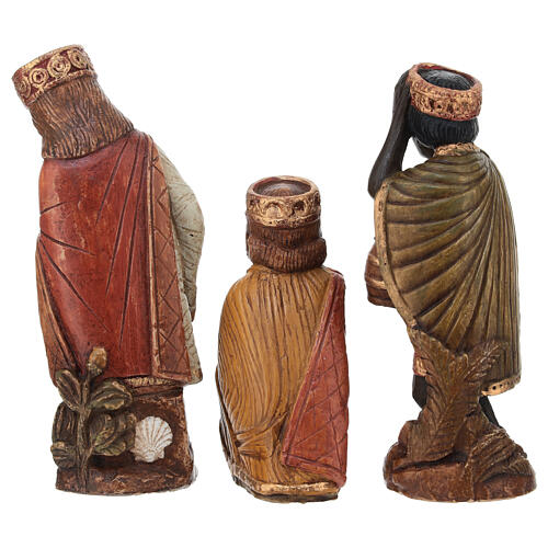 Presepe d'Autunno dipinto policromo completo Bethléem 8