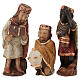 Presepe d'Autunno dipinto policromo completo Bethléem s3