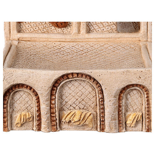 White stone manger for Bethléem Autumn Nativity Scene 4