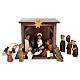Bethleem Petite Crèche Nativity Scene with 16 figures and manger s1