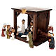 Crèche Bethleem Petite Crèche 16 santons avec cabane s7