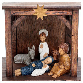 Presepe Bethleem Petite Créche 16 personaggi con capanna