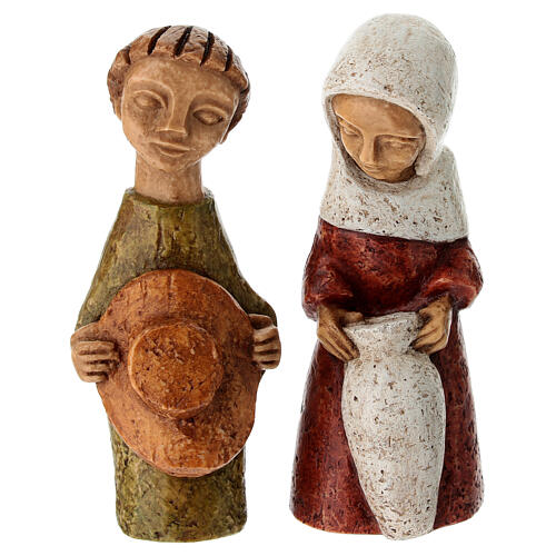 Bethleem Nativity Scene figurines, set of 16, Petite Crèche of 14 cm 6