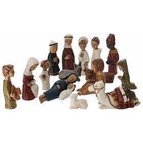 Bethlehem Nativity Figurines 16 pcs Petite Crèche 14 cm