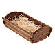 Wooden cradle for Baby Jesus, 11-inch high, Bethléem Nativity Scene s5